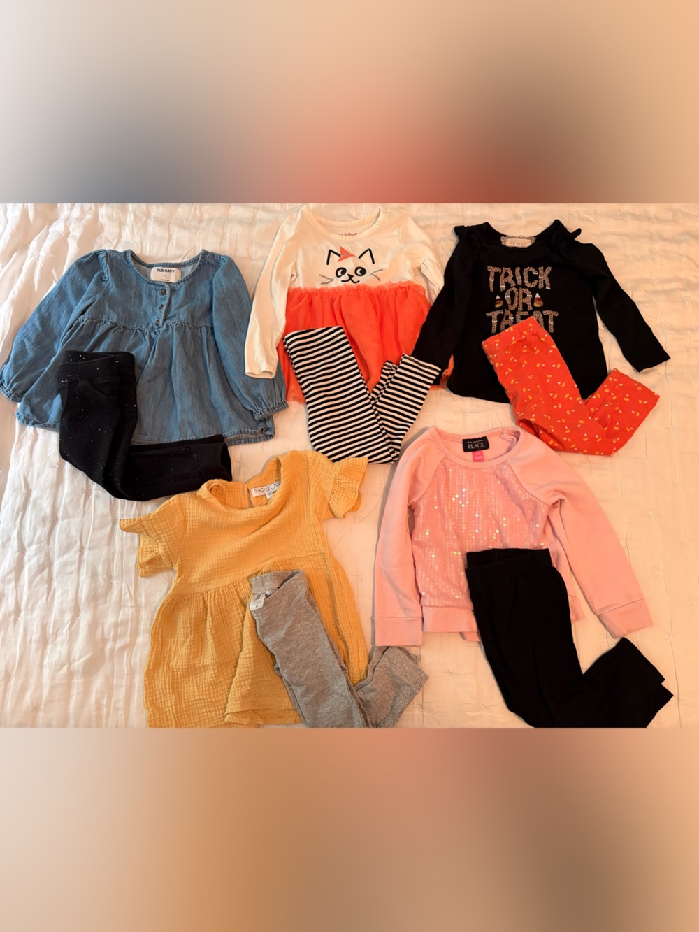 2T Girl's Fall Bundle (2 Halloween Outfits)
